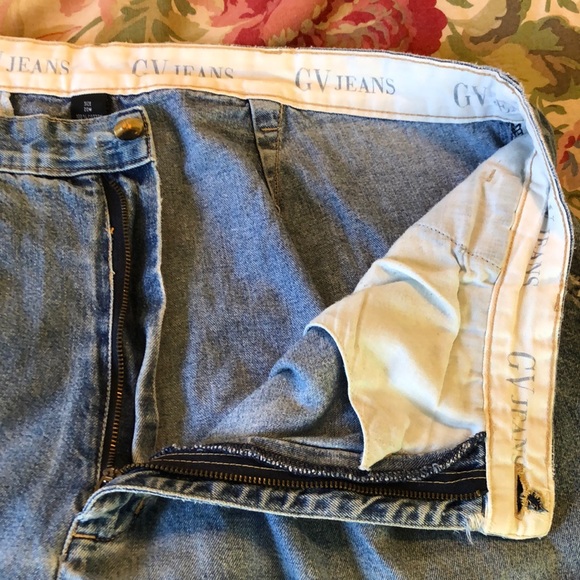 Vintage Gloria Vanderbilt Size 20W Booty Jeans Peg 100% Cotton HandStitch Patch - Picture 13 of 16